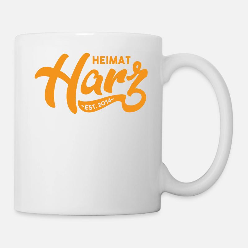 Heimat Harz Logo - Tasse - Weiß