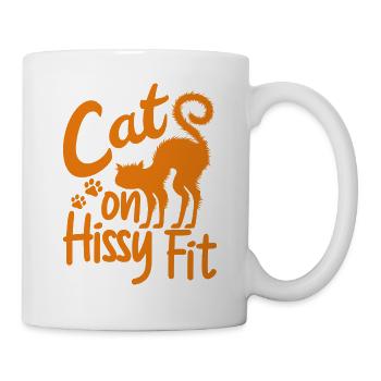Chat Chat Parents Chats Dictons Cadeau - Mug blanc - blanc - Droite