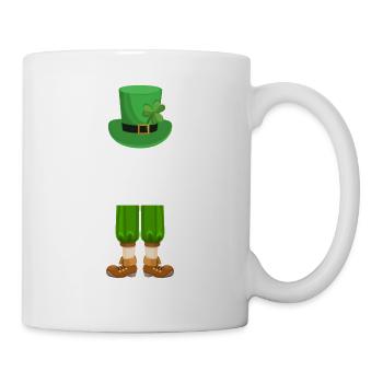 St Patrick's Day Leprechaun Sister Gift - Mug - white - Right