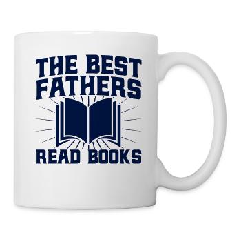 The Best Fathers Read Books Read Book Gift - Mug - white - Right