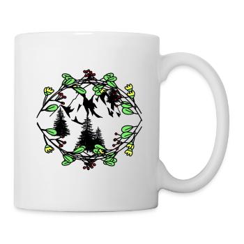 Mountains Nature Tyrol Spring Mountaineering Alps - Mug - white - Right