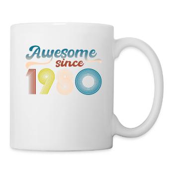 Vintage 1980 Retro Bitrthday Limited Edition - Mug - white - Right