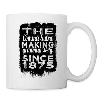 citation drôle amusant livre littéraire amoureux anniversaire - Mug blanc - blanc - Droite
