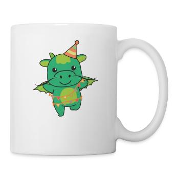 Dragon for a birthday for children a birthday - Mug - white - Right