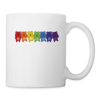 Rainbow Quokka Cute Colorful Axololt for Kids - Mug - white - Right