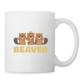 Team Beaver Für Beaver Fan - Tasse - Weiß - Rechts