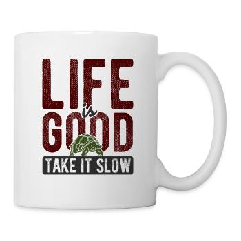 Schildkröten - Tasse - Weiß - Rechts
