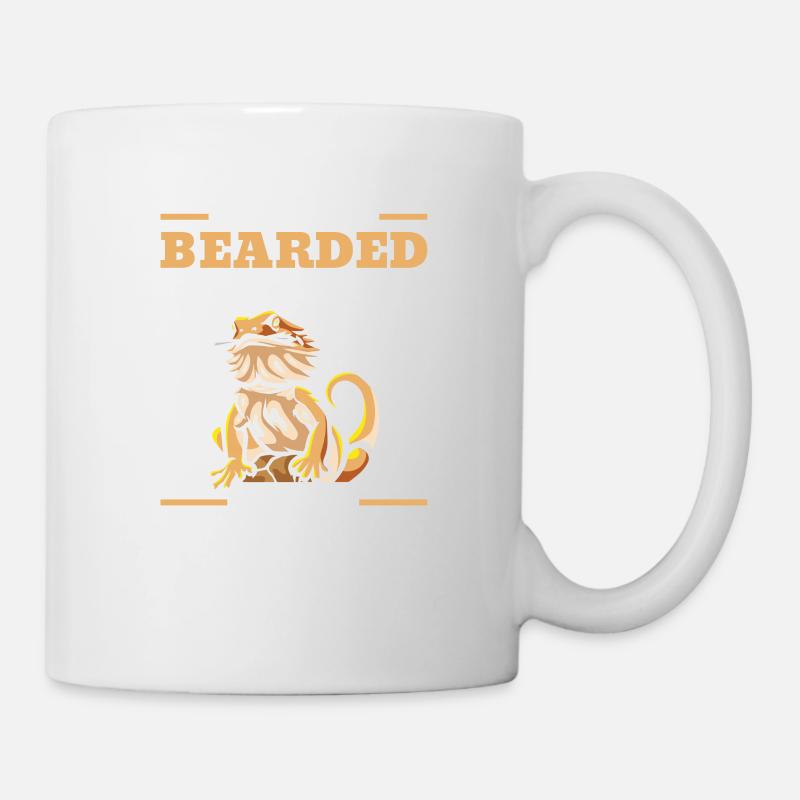 Désolé, mon dragon barbu a mes devoirs - Mug blanc - blanc