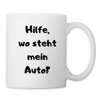 Partyspruch für Malle, Karneval ect. - Kostümidee - Tasse - Weiß - Rechts