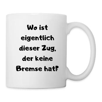 Partyspruch für Malle, Karneval ect. - Kostümidee - Tasse - Weiß - Rechts