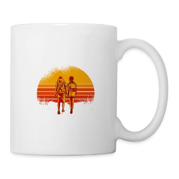 Mari et femme Partenaires de randonnée pour la vie 2 - Mug blanc - blanc - Droite