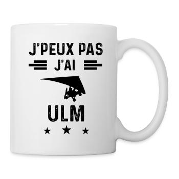 j'peux pas j'ai ulm pilote - Mug blanc - blanc - Droite