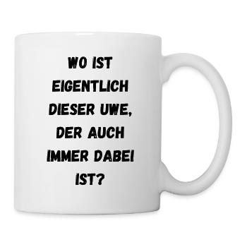 Partyspruch für Malle, Karneval ect. - Kostümidee - Tasse - Weiß - Rechts