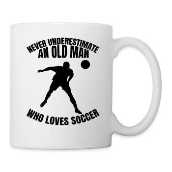 Joueur de football Entraîneur de football Footballeur Football - Mug blanc - blanc - Droite