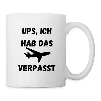 Partyspruch für Malle, Karneval ect. - Kostümidee - Tasse - Weiß - Rechts