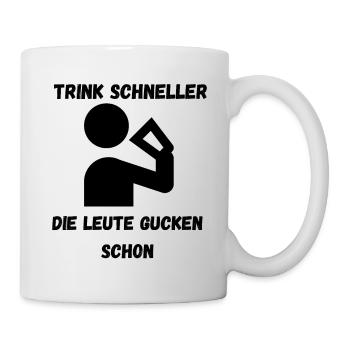 Partyspruch für Malle, Karneval ect. - Kostümidee - Tasse - Weiß - Rechts