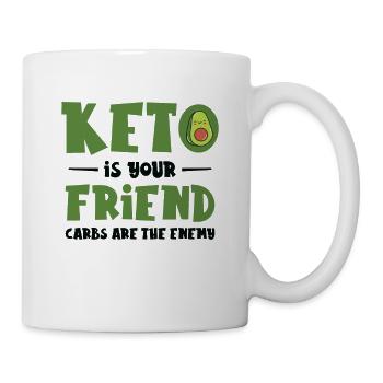 Keto Diet Nutritionniste Avocat Fruit - Mug blanc - blanc - Droite