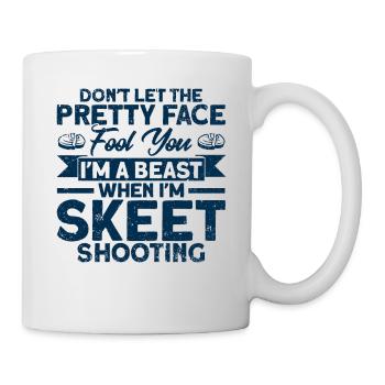 Shooting Club Clay Pigeon Shooting Falling Shooting Gesch - Mug - white - Right