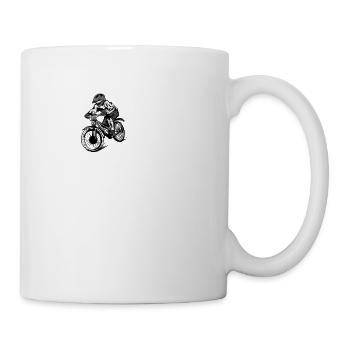 Downhill Mountain Bike Moto Cross - Mug - white - Right