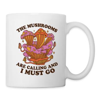 Mushrooms Unique Fungi Design for Mushroom Lovers - Tasse - Weiß - Rechts
