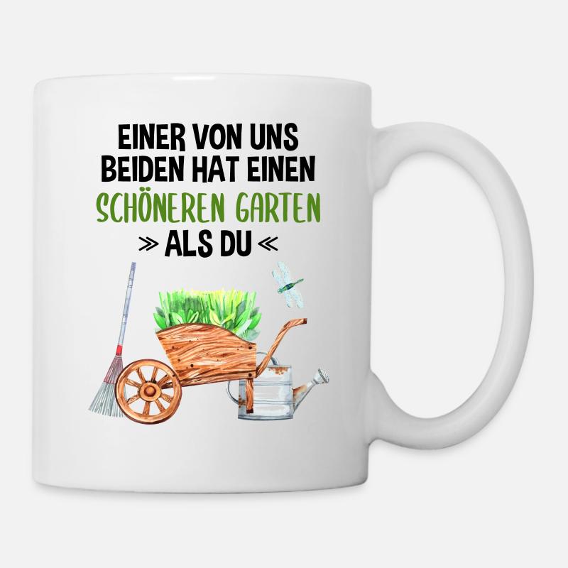 Garten Lustiger Spruch Hobby Gärtner Geschenkidee - Tasse - Weiß