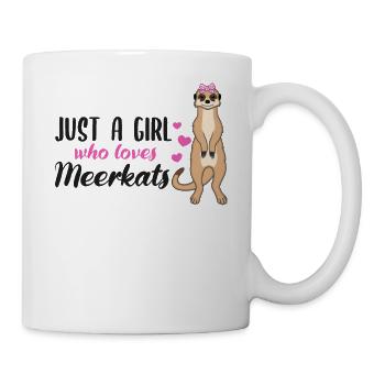 Meerkat Saying Gift Ladies Girl - Mug - white - Right