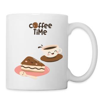 Kaffeezeit 3 - Tasse - Weiß - Rechts