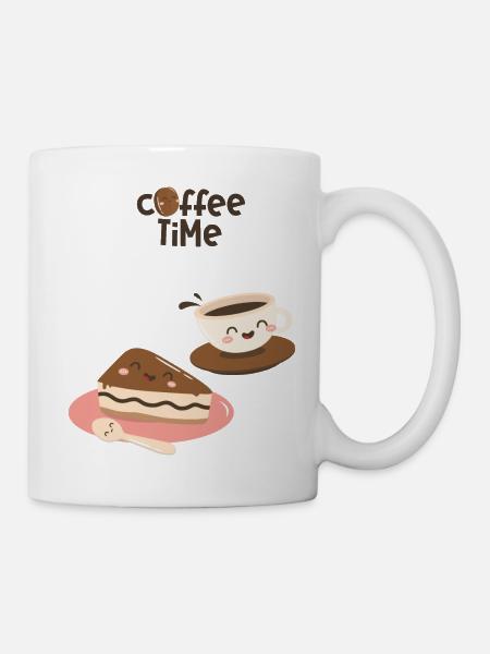 Kaffeezeit 3 - Tasse - Weiß
