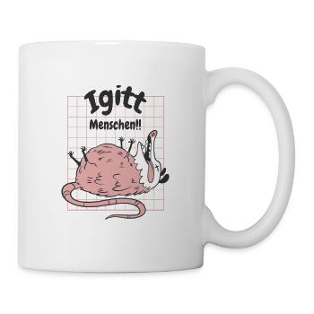 Igitt Menschen Lustiges Spruch T-shirt Opossum - Tasse - Weiß - Rechts