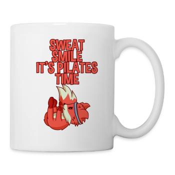 Sweat Smile It's Pilates Time 4 - Mug - white - Right