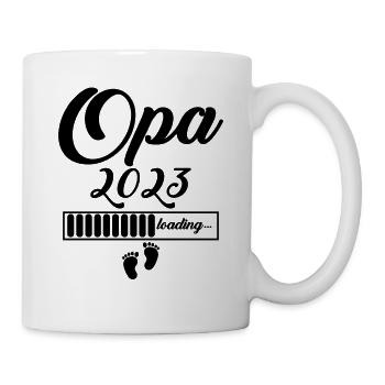 Opa 2023 - Tasse - Weiß - Rechts