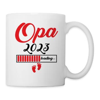 Opa 2023 - Tasse - Weiß - Rechts