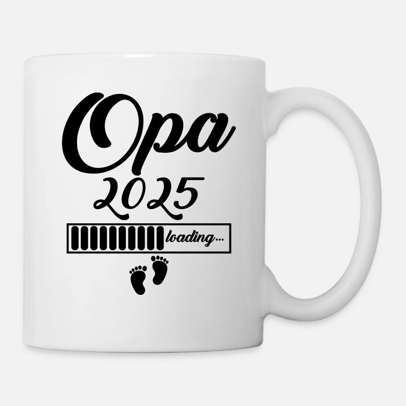 Opa 2025 - Tasse - Weiß