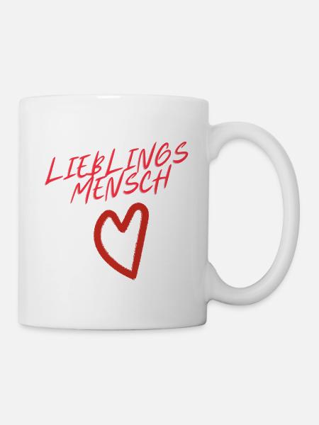 Lieblingsmensch - Tasse - Weiß