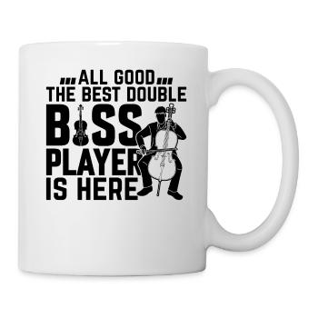 Tout va bien Le meilleur contrebassiste est ici - Dou - Mug blanc - blanc - Droite