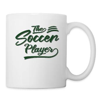 the soccer player - Tasse - Weiß - Rechts