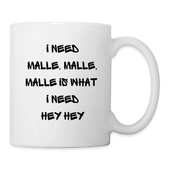 Mallorca! Für Malle Fans - Partydesign - Tasse - Weiß - Rechts