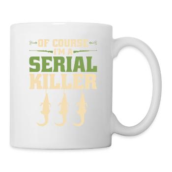 Alligator Hunter Serial Killer, Funny Gator - Tasse - Weiß - Rechts