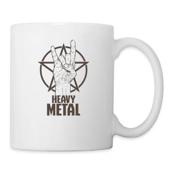 Heavy Metal Musik Sänger Band Genre - Tasse - Weiß - Rechts
