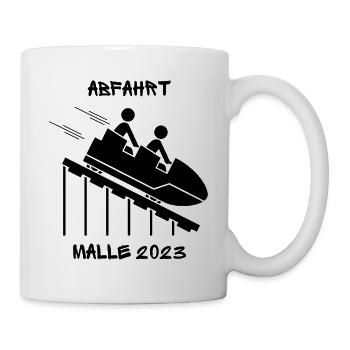 Auf nach Mallorca! Für Malle Fans - Partydesign! - Tasse - Weiß - Rechts