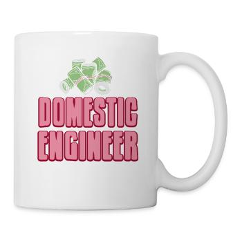 Domestic Engineer AKA Stay At Home MOM Retro - Tasse - Weiß - Rechts