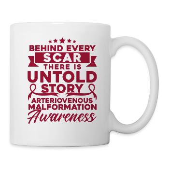 Malformation artérioveineuse Fighter artérioveineuse M - Mug blanc - blanc - Droite