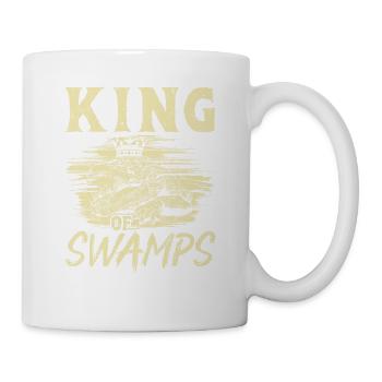 Gator Hunting King of Swamps Alligator Hunter - Mug - white - Right
