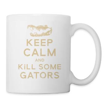 Alligator Hunter, Keep Calm Gator Hunting - Mug - white - Right