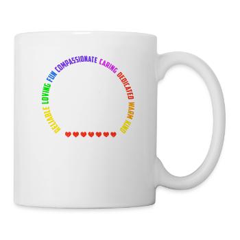 Cute School Secretary Admin Appreciation Assistant - Mug - white - Right