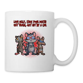 Opossum saying for animal lovers and possum - Mug - white - Right