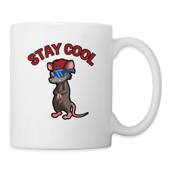 Opossum Design für Possum Fans und Opossum Fans - Tasse - Weiß - Rechts
