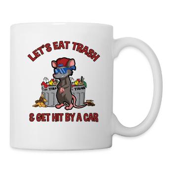 Opossum saying for animal lovers and possum - Mug - white - Right