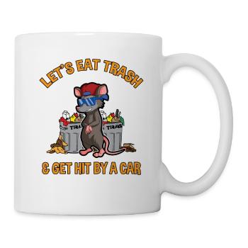 Possum design for opossum lovers and possum - Mug - white - Right