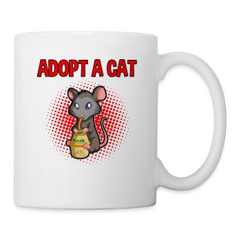 Opossum Design für Possum Fans und Opossum Fans - Tasse - Weiß - Rechts